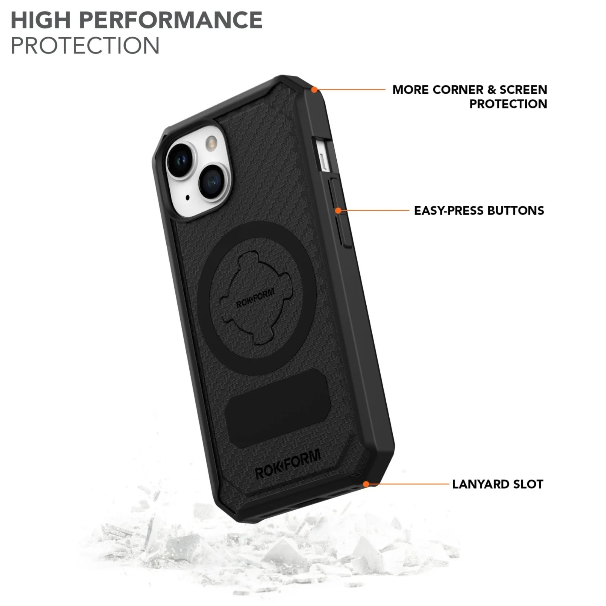 Rokform iPhone 15 Rugged Case from Columbia Safety
